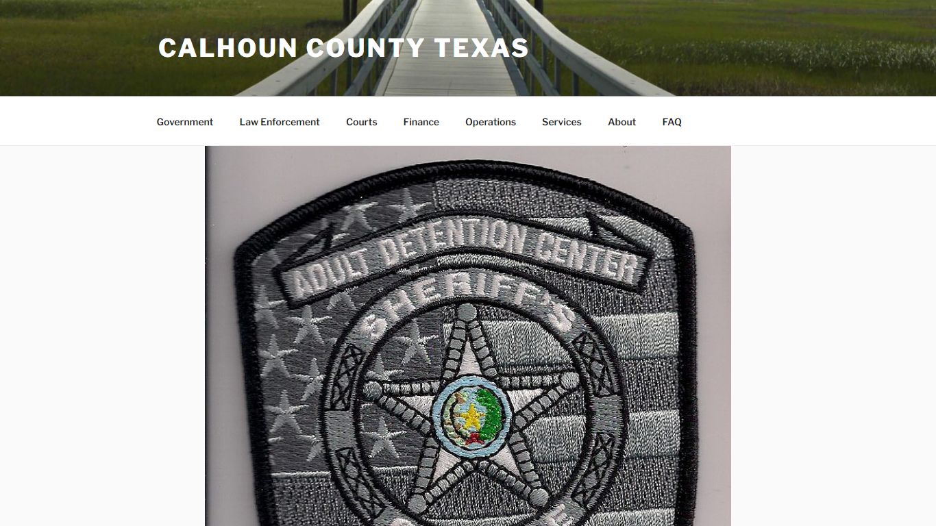 Adult Detention - Calhoun County Texas